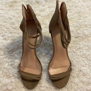 Nude high heels new never used